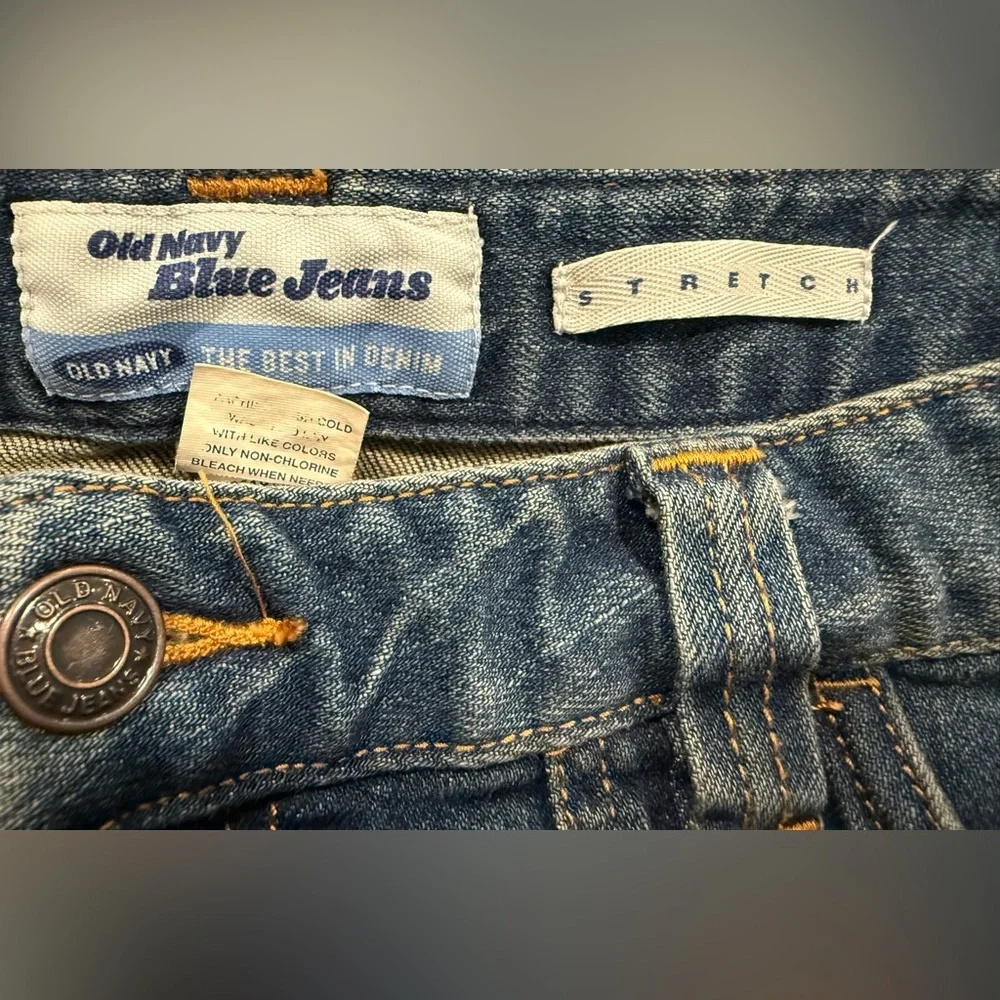 Old Navy Vintage Y2K Blue Denim Versatile Mini Skirt